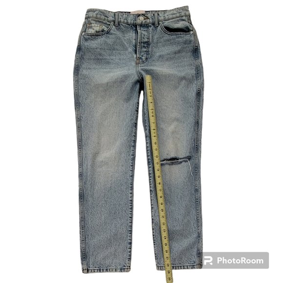 Revice Ex Boyfriend High Waisted Distressed Cheeky Mom Jeans Sz 31 - Picture 11 of 12